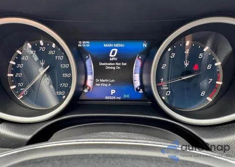 2017 Maserati Ghibli S z USA, uszkodzony, nr VIN ZAM57RSA3H1206281